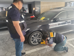 안산시 고급-외제 체납차량 39대 ‘철퇴’