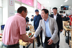 주광덕 남양주시장 올해도 환경미화원 격려오찬