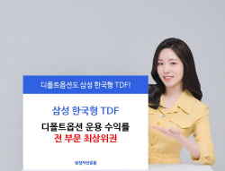 삼성운용, 한국형 TDF 디폴트옵션 운용 수익률 최상위권