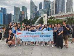 시흥꿈나무 싱가포르 답사중…동서양 문화공존