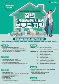 경북도, ‘청년 전세보증금반환보증 보증료 지원 사업’ 신청접수 받아