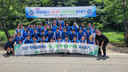 현대글로비스, 1사1촌 교류 농가 일손 도와 옥수수 수확