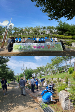 삼성전자,  기업 참여의숲 도시숲가꾸기 ‘구슬땀’