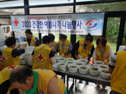 대한적십자 진도지구, 관내 소외계층 130가구 안부 살펴 