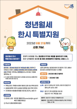 시흥시 청년월세 특별지원 접수…마감 21일