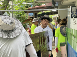 中企사랑나눔재단, 폭우피해 6.25 참전용사 가정 복구 봉사활동