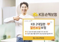 KB손보, 뇌와 심장질환 각각 5번 보장...‘2대질환 열번보장보험’ 출시
