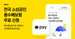 카카오페이, 소상공인 풍수해보험 무료 신청 시작