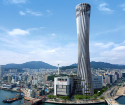 부산의 새로운 랜드마크 ‘부산롯데타워’ 건립 본격화