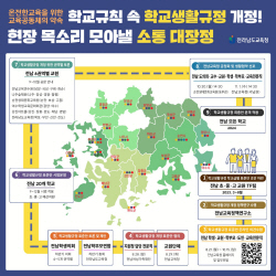 전남교육청.학생 학부모 교원에 상호 권리 의무 부여