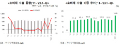 "상반기 소비재 수출 전체 수출 중 16%···2009년 이후 최대"