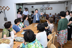 [포토뉴스] 백경현 구리시장 경로당 로드체킹