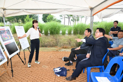 강수현 양주시장 ‘나리농원 천일홍 꽃밭’ 현장점검