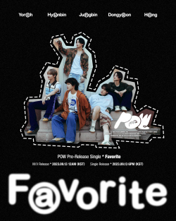 파우, ‘Favorite’ 타이틀 포스터 공개! 13일 프리 데뷔 기대 UP
