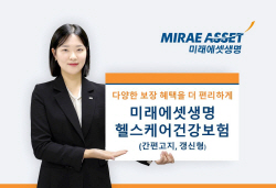 미래에셋생명, 가입후 무사고시 보험료 할인...헬스케어건강보험 출시
