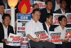 尹 지지율 같은데 민주 