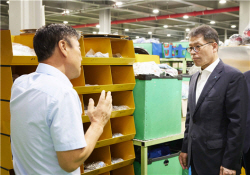 김성태 기업은행장, 반월·시화지역 중소기업 지원현황 점검