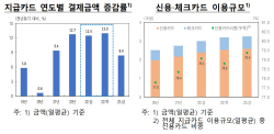 여행수요 증가에...상반기 카드 이용액 전년 동기 대비 8.4%↑