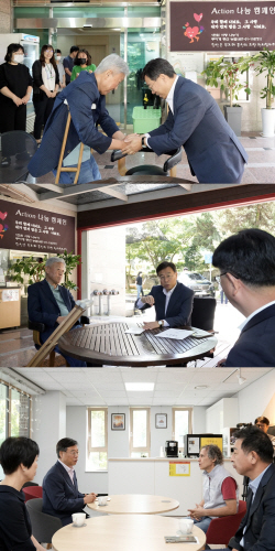 신상진 성남시장, 추석 앞두고 사회복지시설 방문
