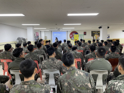 평창군보건의료원, 군 장병 자살예방·생명 존중 교육