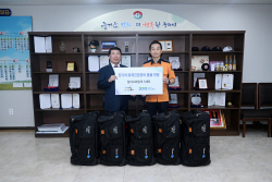 구리시 전기차 화재진압장비 소방서에 기증