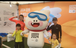 횡성한우축제장에도 