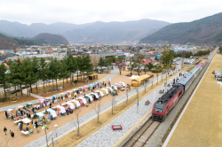 정선군, 기차 여행길에 만난 