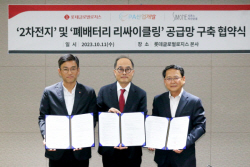 롯데글로벌로지스 2차전지·폐배터리 리사이클링 공급망 구축