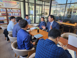 고준호 경기도의원, 파주시 적성산단 입주기업 근로자와 소통