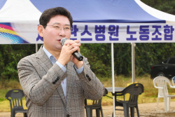 이상일 용인시장, 한노총 용인지부 관계자와 소통