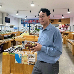 정명근 화성시장, "지역 친환경농산물 많이 구매해 달라"