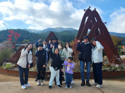 네파, 펀딩 참여자와 백두대간수목원 투어