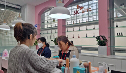 SK쉴더스, 청각장애인 네일케어 매장 ‘섬섬옥수’ 광명역점 개소