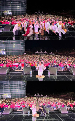 송가인, 제주까지 홀린 ‘트롯퀸’! 제주 콘서트 성료