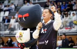 이재준 수원시장, "수원KT소닉붐 우승 위해 시민과 응원"
