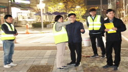 안성시, 화물자동차 차고지 심야불법 주차 집중 단속 실시