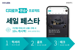 롯데카드, ‘환승프로젝트 세일 페스타’ 실시