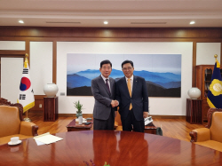 김춘진 aT 사장, 김진표 국회의장과 美 