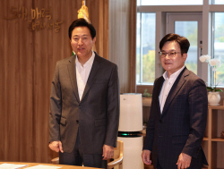 오세훈·김병수 첫 공식 면담…‘김포시 서울 편입 공동연구반’ 구성 합의
