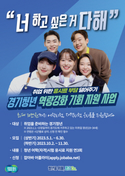 경기도, 청년 어학·자격시험 응시료 지원 30일 모집 마감