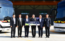 현대차그룹, 재난현장 소방관 위한 회복지원차 전달