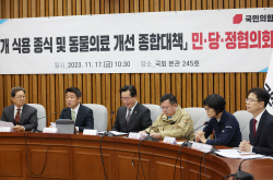 당정, ‘개식용 금지’ 특별법 연내 추진…2027년부터 도살·판매 등 단속