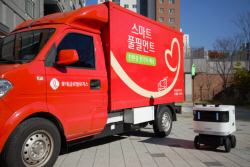 롯데글로벌로지스, 자율주행 배송로봇 실증 나서