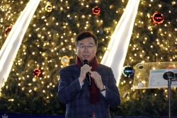 신상진 성남시장, "성탄불빛이 새해 희망불빛 되길 기원"