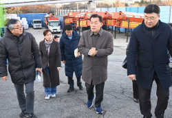이재준 수원시장, 겨울철 대설·한파 대비 현장 점검