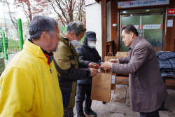 이재준 수원시장, "노숙인들에게도 따뜻한 관심 부탁"