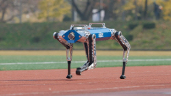 KAIST 사족 로봇 ‘하운드’, 100m 달리기 기네스 신기록 수립