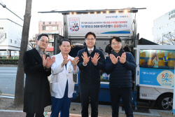 DGB대구은행, 지역 유일 수지접합 전문병원 ‘W병원’ 의료진 격려
