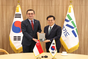 김동연, 주한 싱가포르 대사 만나 인공지능·청년 등 협력 방안 논의