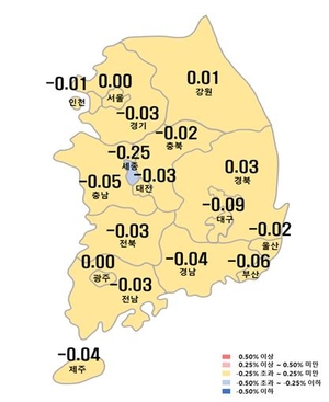 서울 아파트값 16주 만에 보합...전셋값은 44주째 ↑